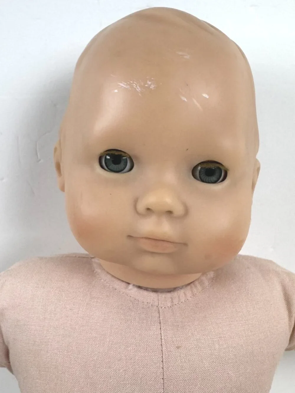 American Girl Bitty Baby Doll Pleasant Company With Diaper Blue Eyes MC-157